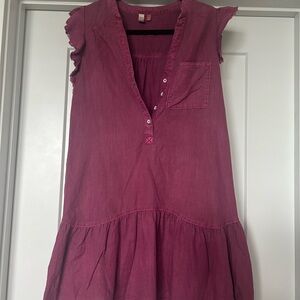 Pilcro flutter sleeve dress in Sm